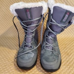 Columbia Womens Ice Maiden II Boots Size 9 Gray BL1581-081  Waterproof